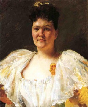 portrait of a woman 1648 Painting - Portrait of a Woman William Merritt Chase